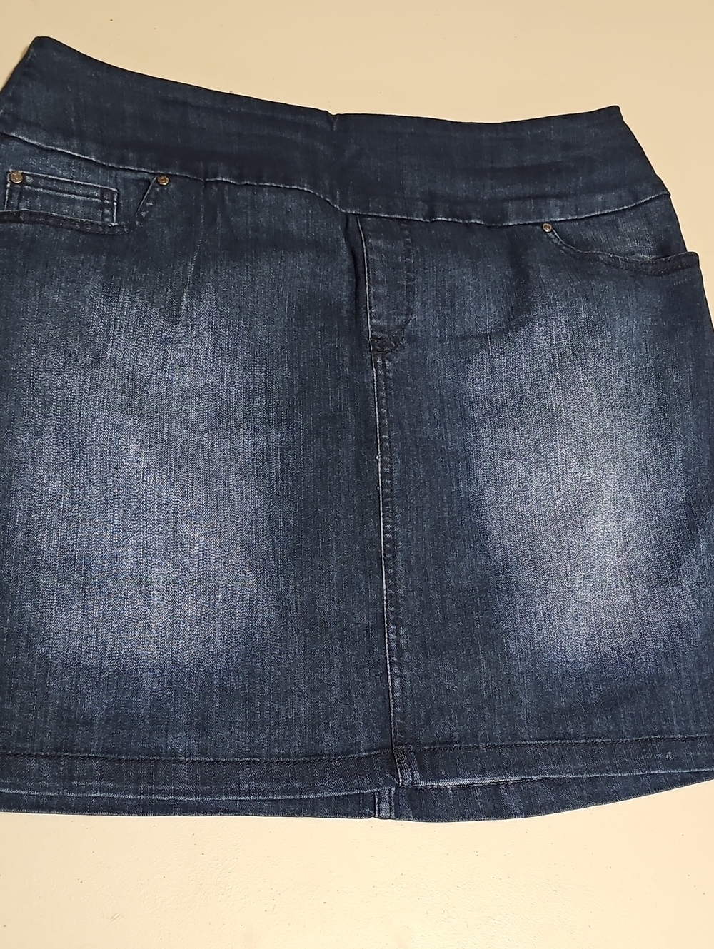 Super Cute Women’s Dark Blue Denim Mini Skort